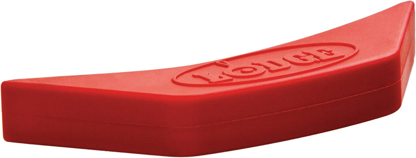 Lodge Silicone Assist Handle Holder, Dishwasher Safe, Red