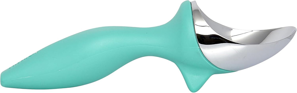 Tovolo Ice Cream Scoop Stratus Blue Dishwasher Safe Heavy Duty Ice Cream Scooper with Elevated Tilt Up Design, Heat Retaining Ice Cream Scoops with Non Slip Handle for Cookie Dough, Gelato, Sorbet