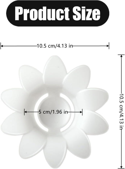 2 Pcs Egg Yolk Separator Exquisite Flower-Shaped Egg Separator Tools