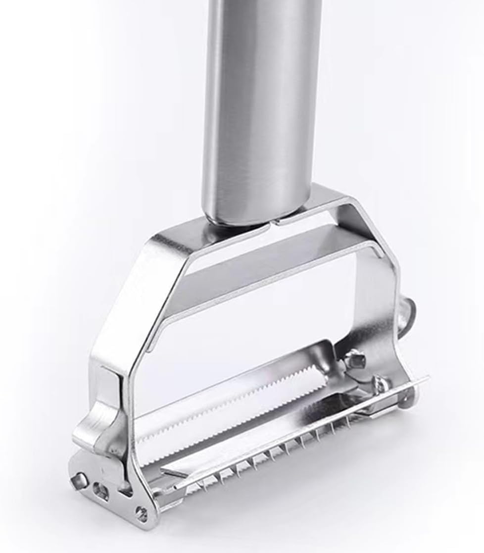 Vegetable Peeler，SZYIKUER Stainless Steel 2 in 1 Julienne Vegetable Peeler Perfect for Carrot Potato Melon Gadget Vegetable Fruit