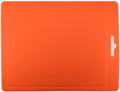 Made in Korea Silicone Cutting Board/Trivet, Non-Slip, 16.7'' x 10.3'', Dishwasher Safe, Easy Grip, BPA Free, Flexible Mat (Large, Red)