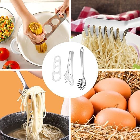 Silvery Spaghetti Measurer, Stainless Steel Spaghetti Measurer Measuring Tool Pasta Portion Control Gadgets Portion Cooking Tool for Pasta and Noodles Creative, Cook's Tool and Gadget Sets
