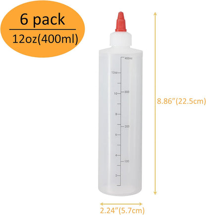 32 oz / 1000 ml Plastic Squeeze Bottles 3-Hole