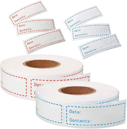 Kitchen Food Storage Date Labels 500pcs Self-Adhesive Stickers for Refrigerator Removable Record Date Stickers for Easy Identification for Home and Restaurant Use