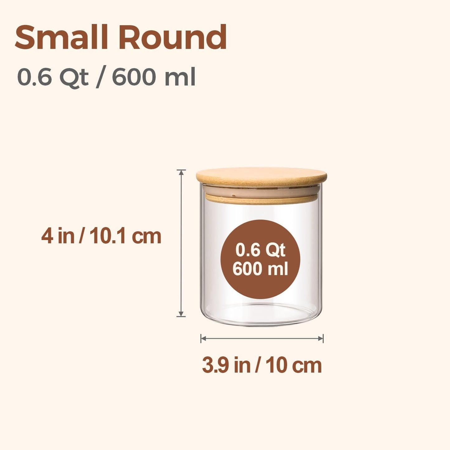 ComSaf 2Pcs Large Glass Storage Containers with Lids 4Qt, 1 Gallon Wide Mouth Flour Sugar Storage Containers, Large Capacity and Sealed for Rice, Cereal, Oat, Easy Clean and Scoop, Pantry Organization