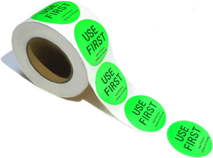 1000 Pcs Removable Freezer Labels for Food Containers 1 x 3, Risepekt Waterproof Food Storage Labels for Containers, Oil Resistant No-Residue Easy Clean for Kitchen Restaurants Grocery Stores Markets