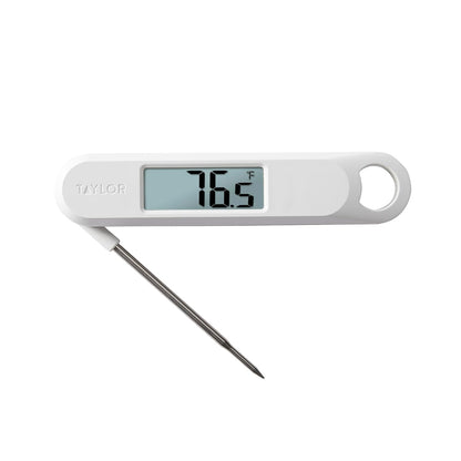 Taylor Digital Folding Stem Food Thermometer Black