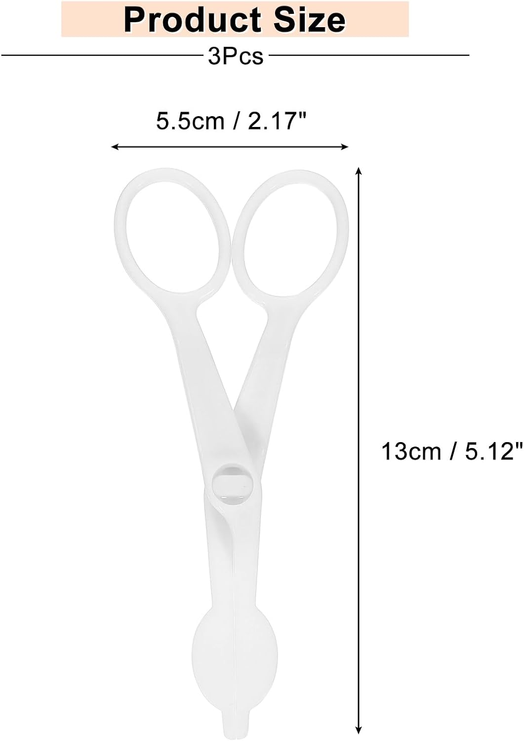 uxcell 3Pcs Flower Lifter Cake Decorating 5.1x2.2" Fondant Tool Purple