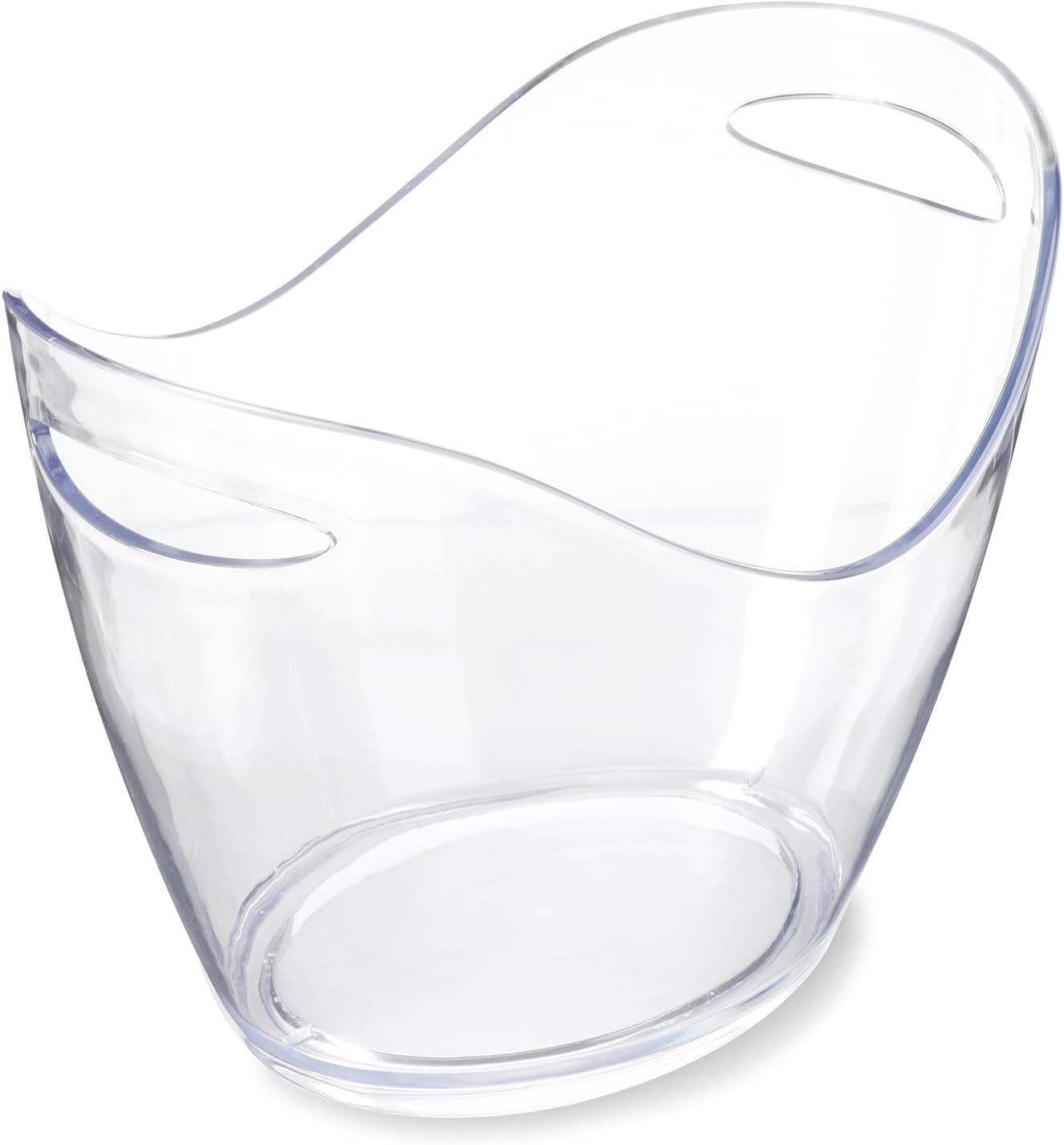 True Chill Acrylic Ice Buckets for Parties and Drinks, 2.11 Gallons (8 Liters) Wine Beer Champagne Bucket, Beverage Tubs Hosting Essentials, Ice Holder for Party, Bar Cart Accessories, Set of 1