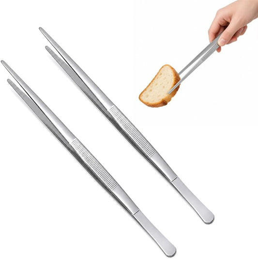 Non-Slip Kitchen Tweezers (Pointed Tip*2)