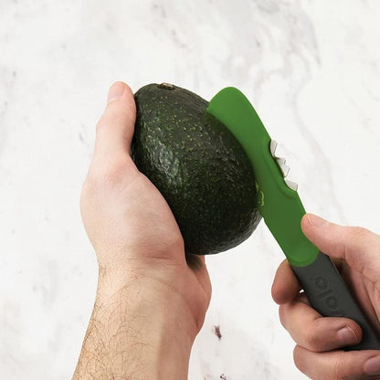 Tovolo Avocado Slicer Scooper Pitting Tool Helps Easy Skin Peeler Pit Remover & Scooping Gadget, Dishwasher Safe BPA Kitchen Avocado Tool Can Slice and Mash Avocado for Quicker Safer Meal Prep