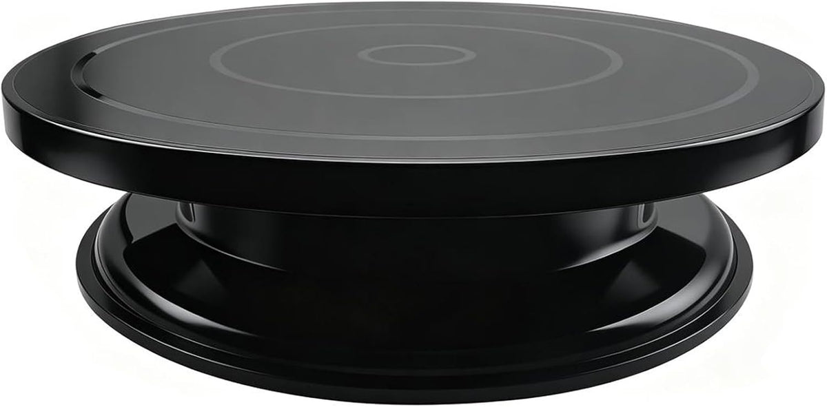 Cake Decorating Turntable 11 Inch Cake Turntable Anti-slip Rotating Cake Stand for Decorating(1pcs Pink)