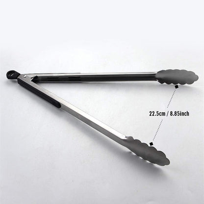 Grilling Tongs,16 In Long Stainless Steel BBQ Tongs, Kitchen Tongs