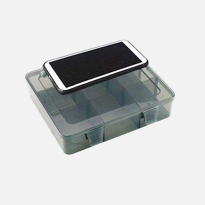 Vidifor 9 Grids Art Craft Supply Organizer Storage Containers, Compartment Storage Box with Removable Dividers for Jewelry, Beads, Buttons, Small Parts