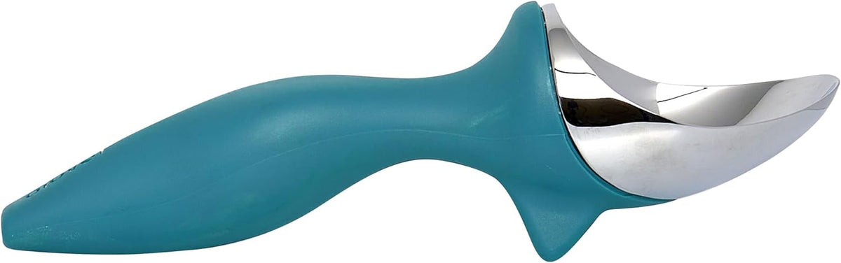 Tovolo Ice Cream Scoop Stratus Blue Dishwasher Safe Heavy Duty Ice Cream Scooper with Elevated Tilt Up Design, Heat Retaining Ice Cream Scoops with Non Slip Handle for Cookie Dough, Gelato, Sorbet