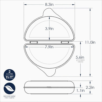 Nordic Ware Microwave Omelet Pan Cooker
