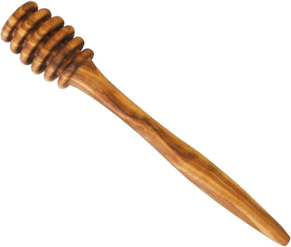 Naturally Med - Olive Wood Honey Dipper/Spoon/Server/Stick