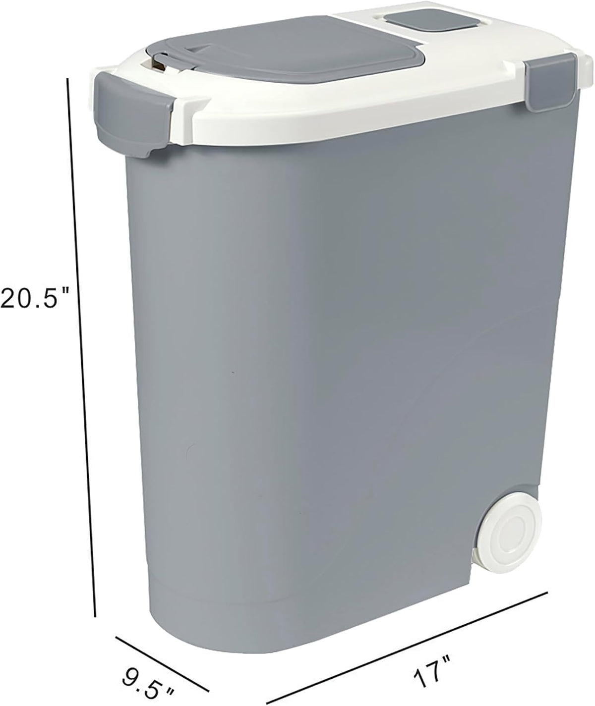 Ashfield & Harkness Airtight Pet Food Storage Container, up to 30 Lbs/ 36 Qt for Dog Cat Bird and Other Pet Food Storage, Easy Acces Including Scoup, Easy Access, Lightweight Keeps Pet Food Fresh