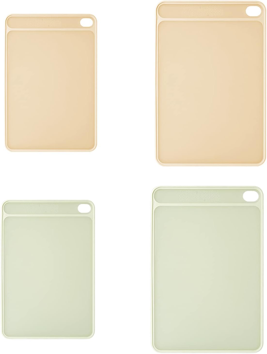Non-Slip Large Chopping Board with Grinding Area Double-sided Cutting Boards Plastic Cutting Mat for Kitchen Cooking chopping mat for kitchen