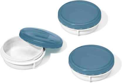 OXO Good Grips Prep & Go Snack & Dip Container, Snack Fuss-Free on the Move, Leakproof Reusable Small Meal Food Storage and Lid, Food Containers with Lids, Snack Organizer, 1.6 Cups/0.4 L