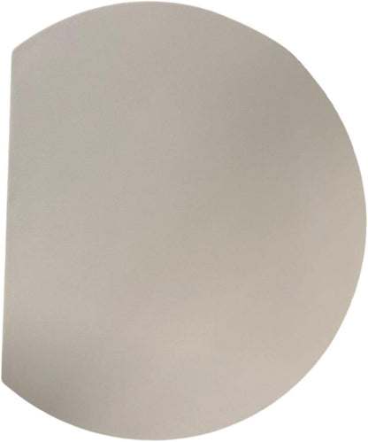 Cutting Mat, Non-Slip, Scratch-Resistant, D-Shaped, Flexible, Made of TPU, for The Kitchen, Black L