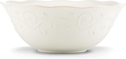 Lenox French Perle Chip and Dip Tray, White -