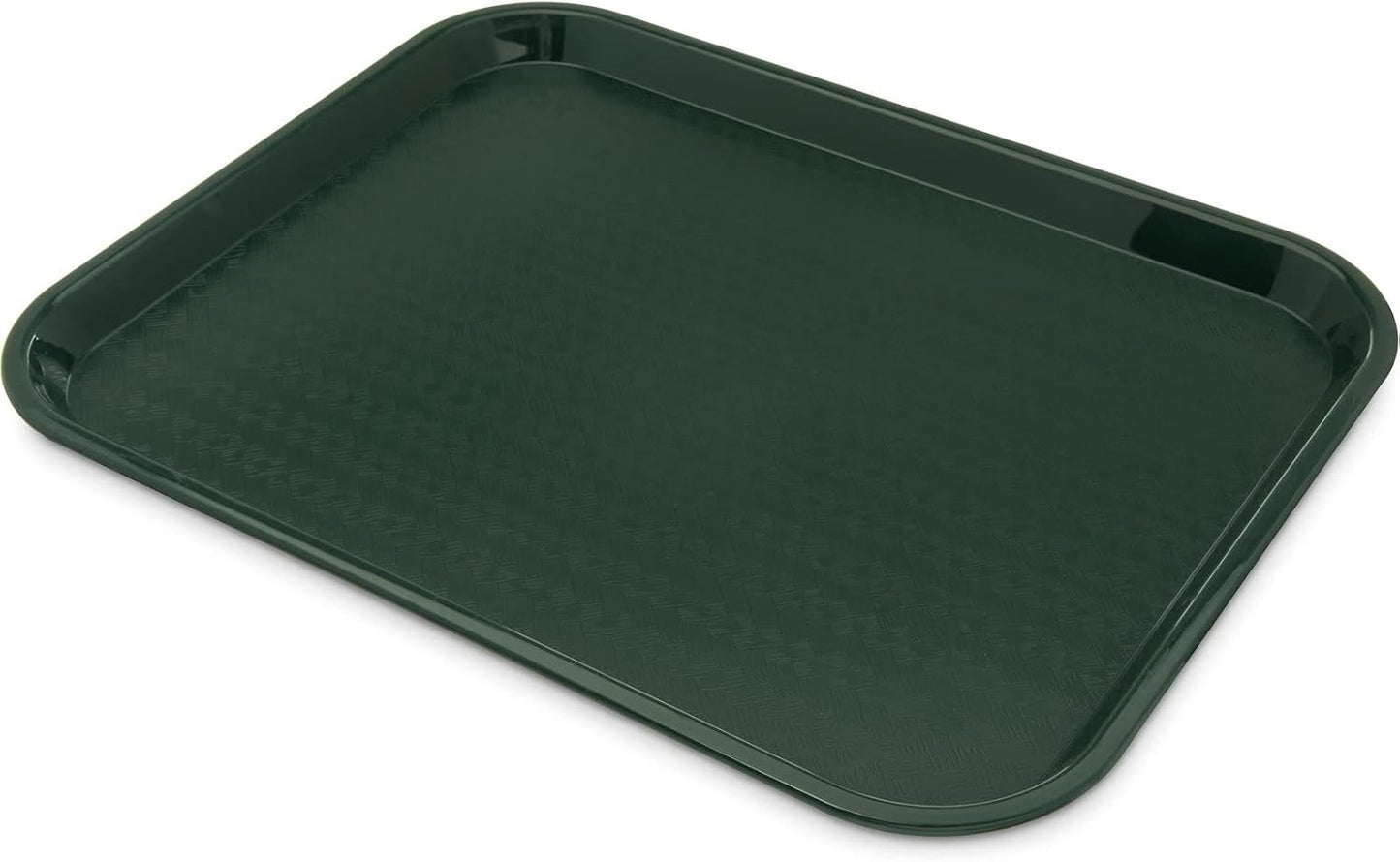 Carlisle FoodService Products Café Cafeteria Tray, Fast Food Tray for Restaurant or Commercial Use, 14" x 18", 1 Count, Black