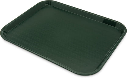 Carlisle FoodService Products Café Cafeteria Tray, Fast Food Tray for Restaurant or Commercial Use, 14" x 18", 1 Count, Black