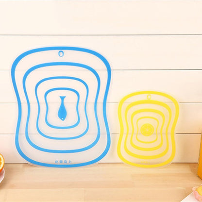 Zerodeko Anti-Slip Flexible Cutting Board Set 4-Pack 7.87X5.82X0.07 Inch Portable Plastic Chopping Boards for Kitchen Food Prep Non-Slip Mats