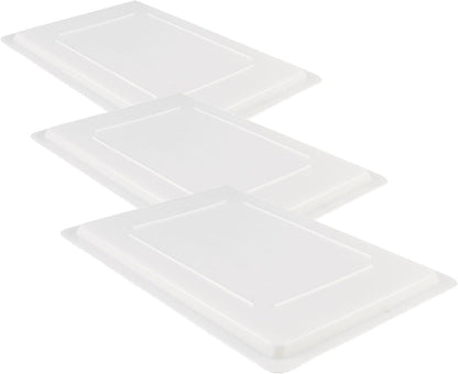 Rubbermaid Commercial Products Polycarbonate Food Storage Box/Tote, 2 Gallon, Clear, for Restaurant/Kitchen/Cafeteria