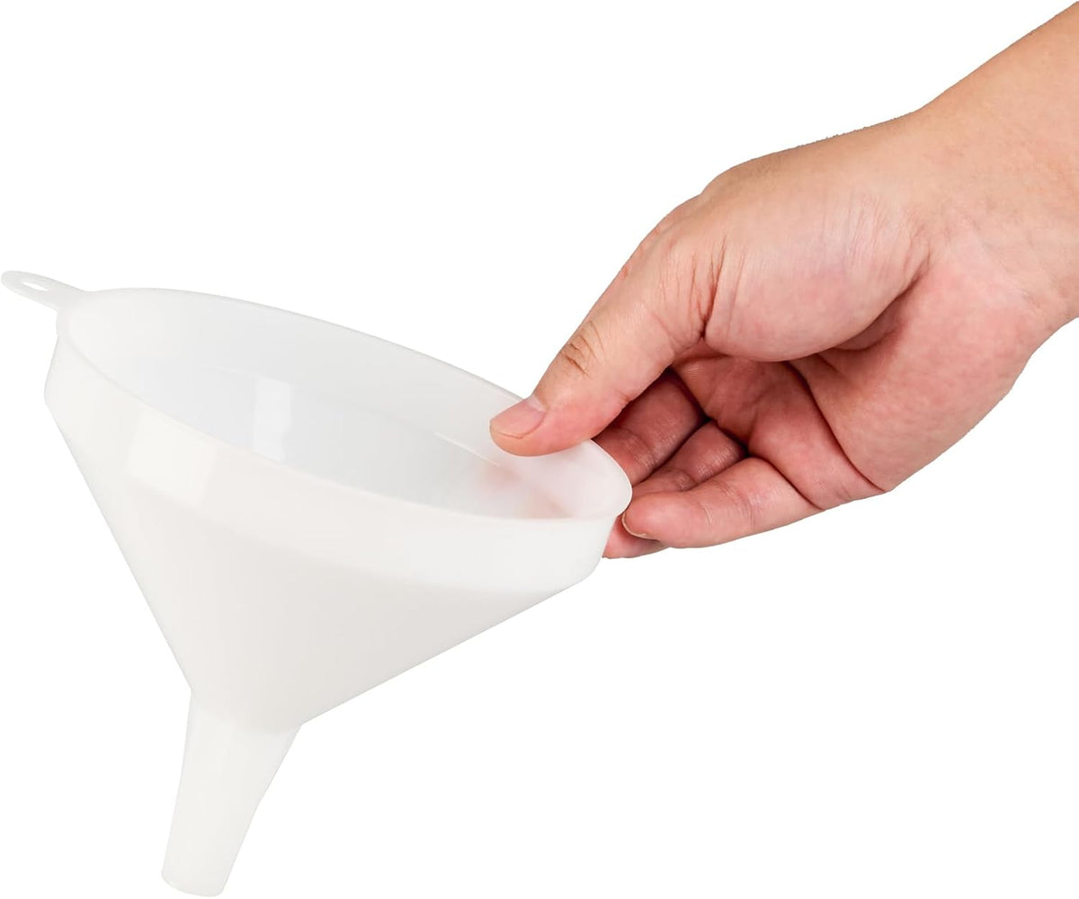 Restaurantware 8 oz White Plastic Funnel