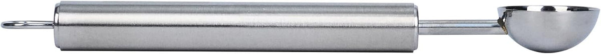 Restaurantware Stainless Steel Melon Baller - German Standard Fruit Scooper, Ergonomic Grip, Dishwasher Safe - Fruit Baller For Watermelon, Cantaloupe, Butter, DIY Fruit Platter