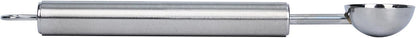Restaurantware Stainless Steel Melon Baller - German Standard Fruit Scooper, Ergonomic Grip, Dishwasher Safe - Fruit Baller For Watermelon, Cantaloupe, Butter, DIY Fruit Platter