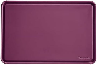 KitchenAid Classic Plastic Cutting Board with Perimeter Trench and Non Slip Edges, Dishwasher Safe, 12 inch x 18 inch, Gray
