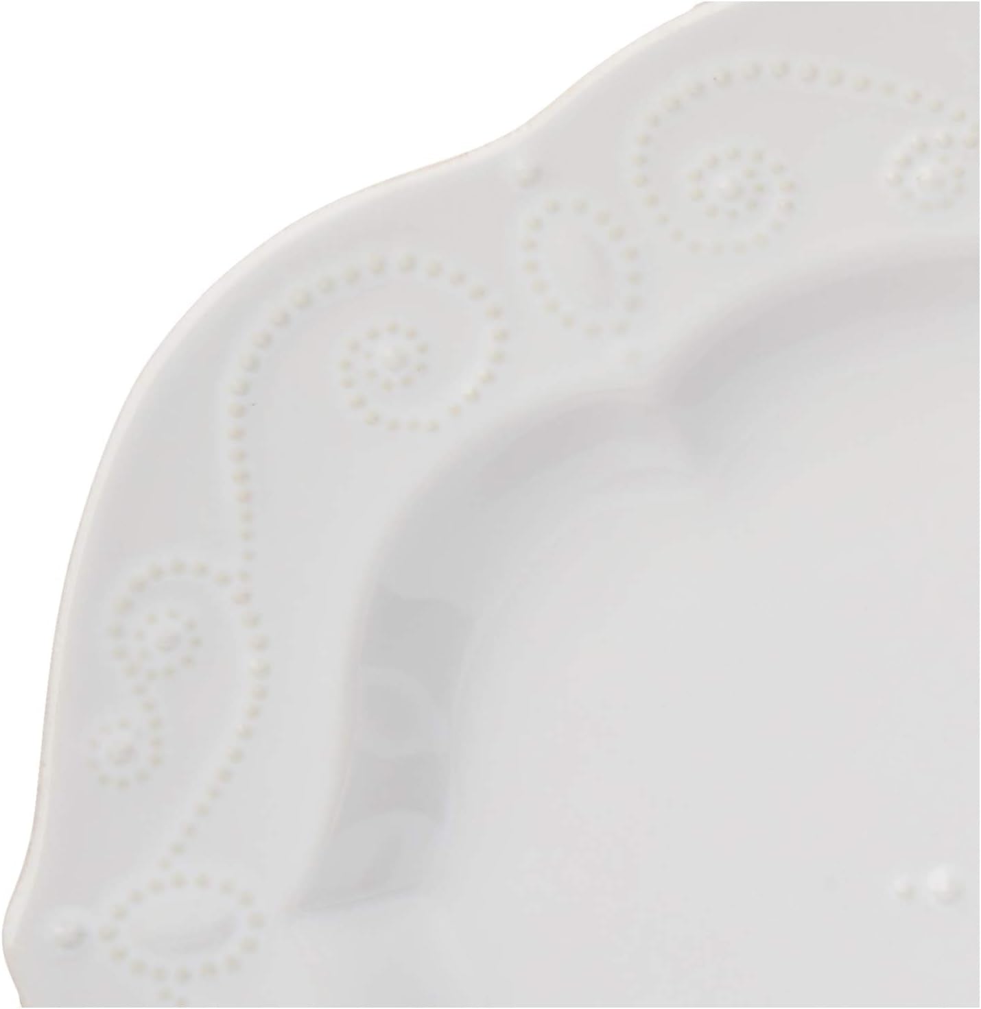 Lenox French Perle Chip and Dip Tray, White -