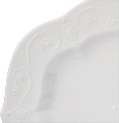 Lenox French Perle Chip and Dip Tray, White -