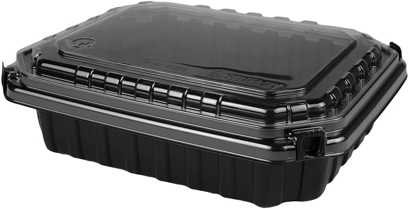 Ultra-Cold Freezer Containers, Frozen Meal Prep Storage with Lids | (-30°C/-22°F), Microwave & Freezer-Safe, Perfect for Frozen Meat, Seafood and Hot Meals, 10" x 8.2" x 3.7", 10 Packs