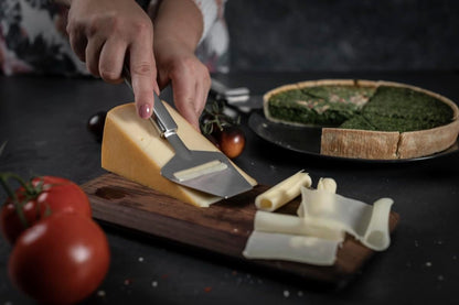 Kuhn Rikon Essential Cheese Slicer – Stainless Steel Blade for Hard & Semi-Hard Cheeses – Charcuterie & Cheese Board Prep Tool