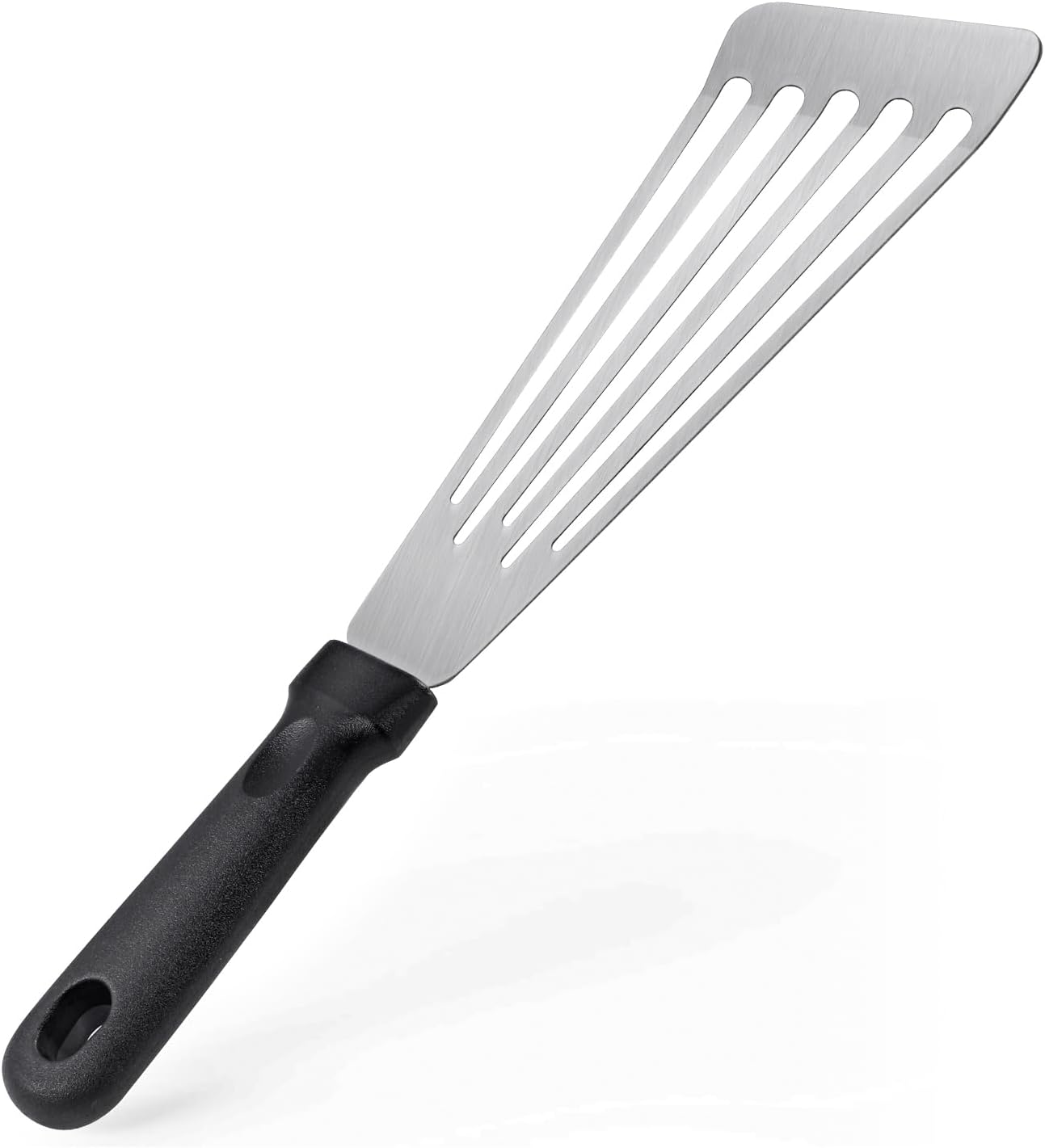 Fish Spatula,Stainless Steel Fish Turner,Flexible Metal Spatula for Flipping Fish,Eggs,Crepes, Steaks,Burgers and Baking,Rust-Proof & Corrosion-Resistant,3.1"x 12"