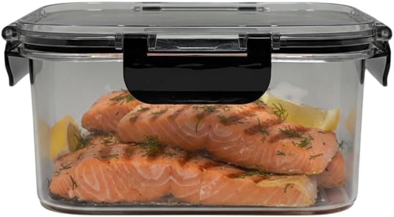 10-Piece Airtight Food Storage Containers with Locking Lids, Reusable Meal Prep Containers, Leak-Proof, BPA-Free, Stackable, Durable Design, Freshness Sealed