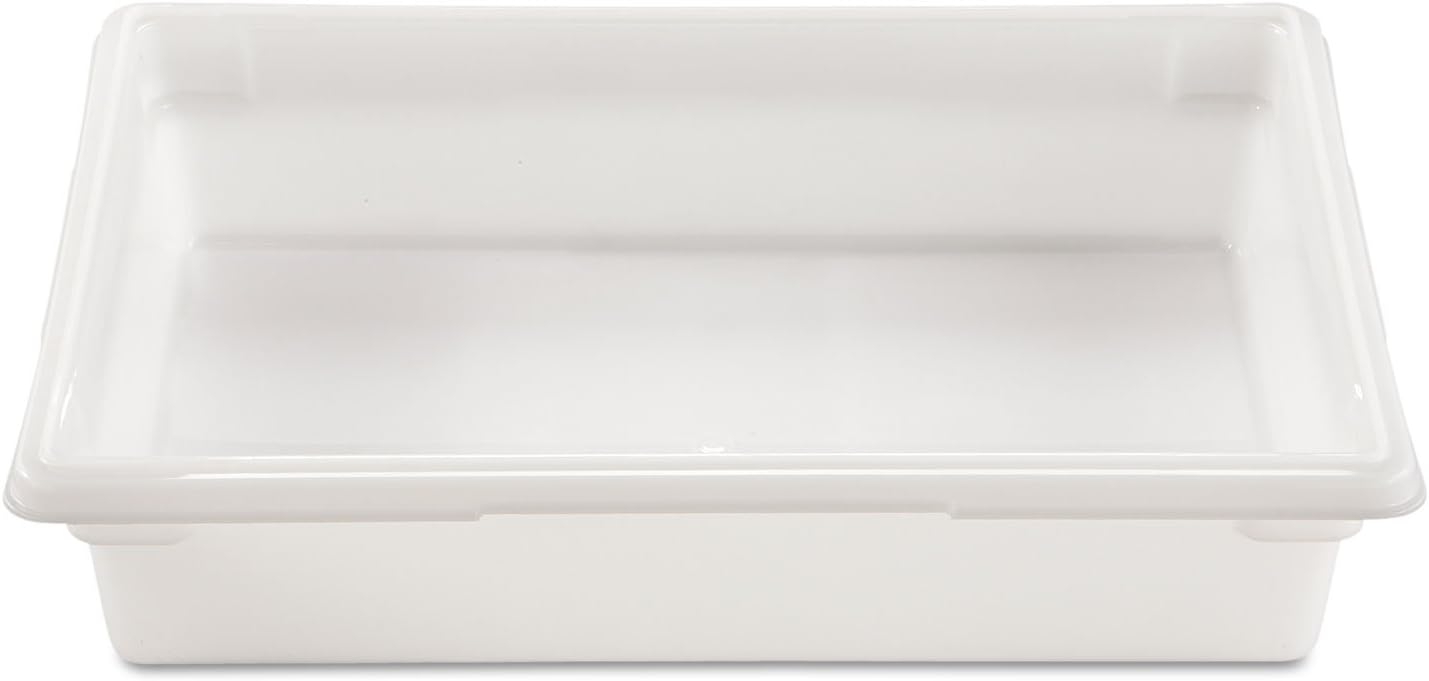 Rubbermaid Commercial Products Polycarbonate Food Storage Box/Tote, 2 Gallon, Clear, for Restaurant/Kitchen/Cafeteria