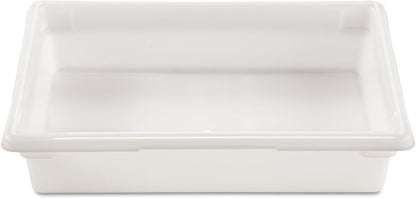 Rubbermaid Commercial Products Polycarbonate Food Storage Box/Tote, 2 Gallon, Clear, for Restaurant/Kitchen/Cafeteria