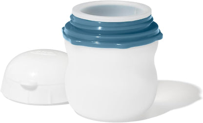 OXO Good Grips Prep & Go Snack & Dip Container, Snack Fuss-Free on the Move, Leakproof Reusable Small Meal Food Storage and Lid, Food Containers with Lids, Snack Organizer, 1.6 Cups/0.4 L