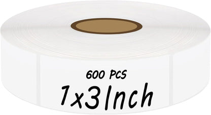 600Pcs Blank Removable Freezer Labels,1x3In Date Label Stickers,No Residue Food Storage Containers Labels,for Food Containers Pantry Organization