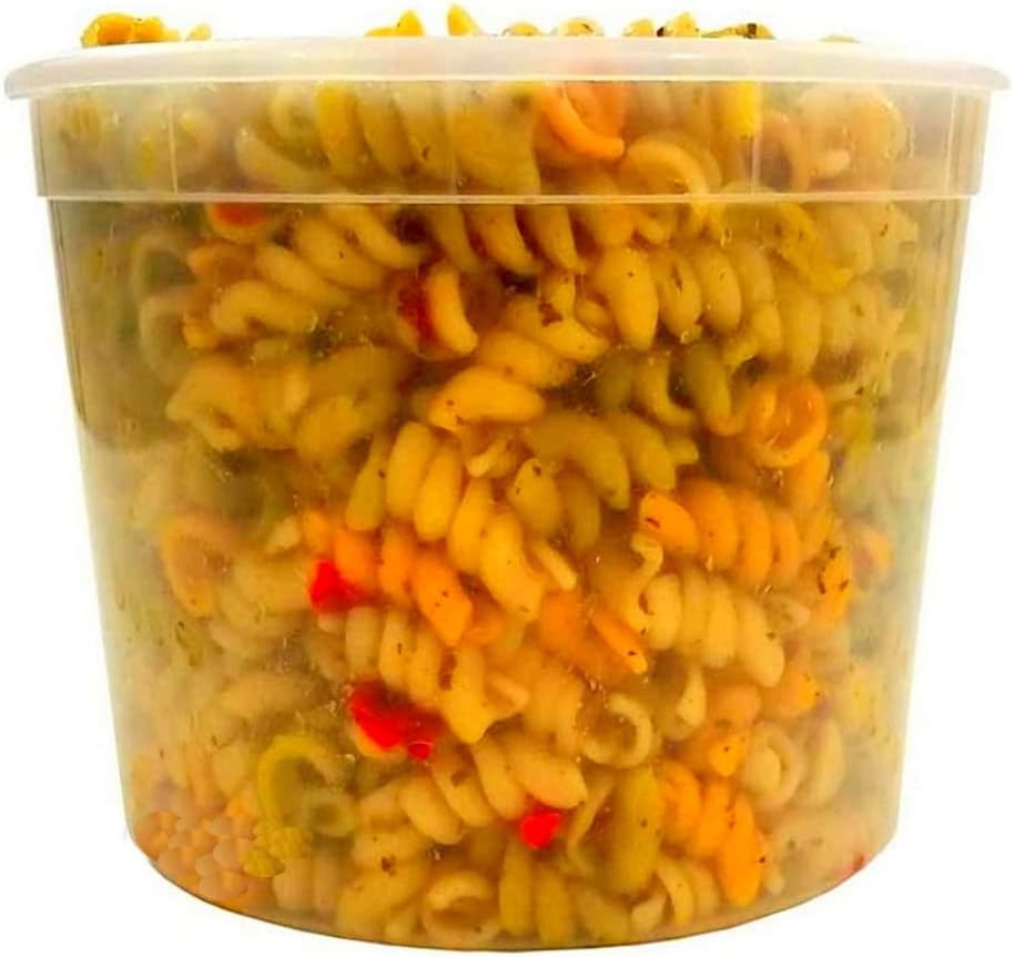 PACTOGO 64 oz (1/2 Gallon) Heavy Duty Round Plastic Deli Soup Containers with Lids, For Meal Prep Containers | BPA Free | Stackable | Leakproof | Microwave/Dishwasher/Freezer Safe (Pack of 10 Sets)
