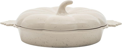 10 Strawberry Street Pumpkin Patch Covered Pie Plate (Autumn Damsom)