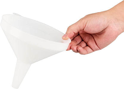 Restaurantware 8 oz White Plastic Funnel