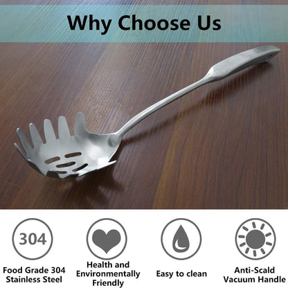 Newness Metal Fish Turner Spatula Stainless Steel for Kitchen Use, Small Griddle Egg Spatula, Flexible, Polished Metal, Corrosion Resistant, Kitchen Slotted Turner with Thin Edge Ideal for Turning,11"