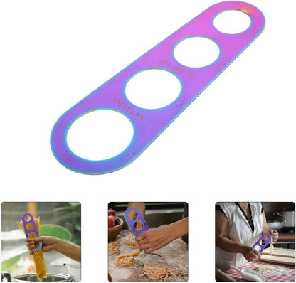 Stainless Steel Spaghetti Measure Tool, Portion Guide 4 Hole