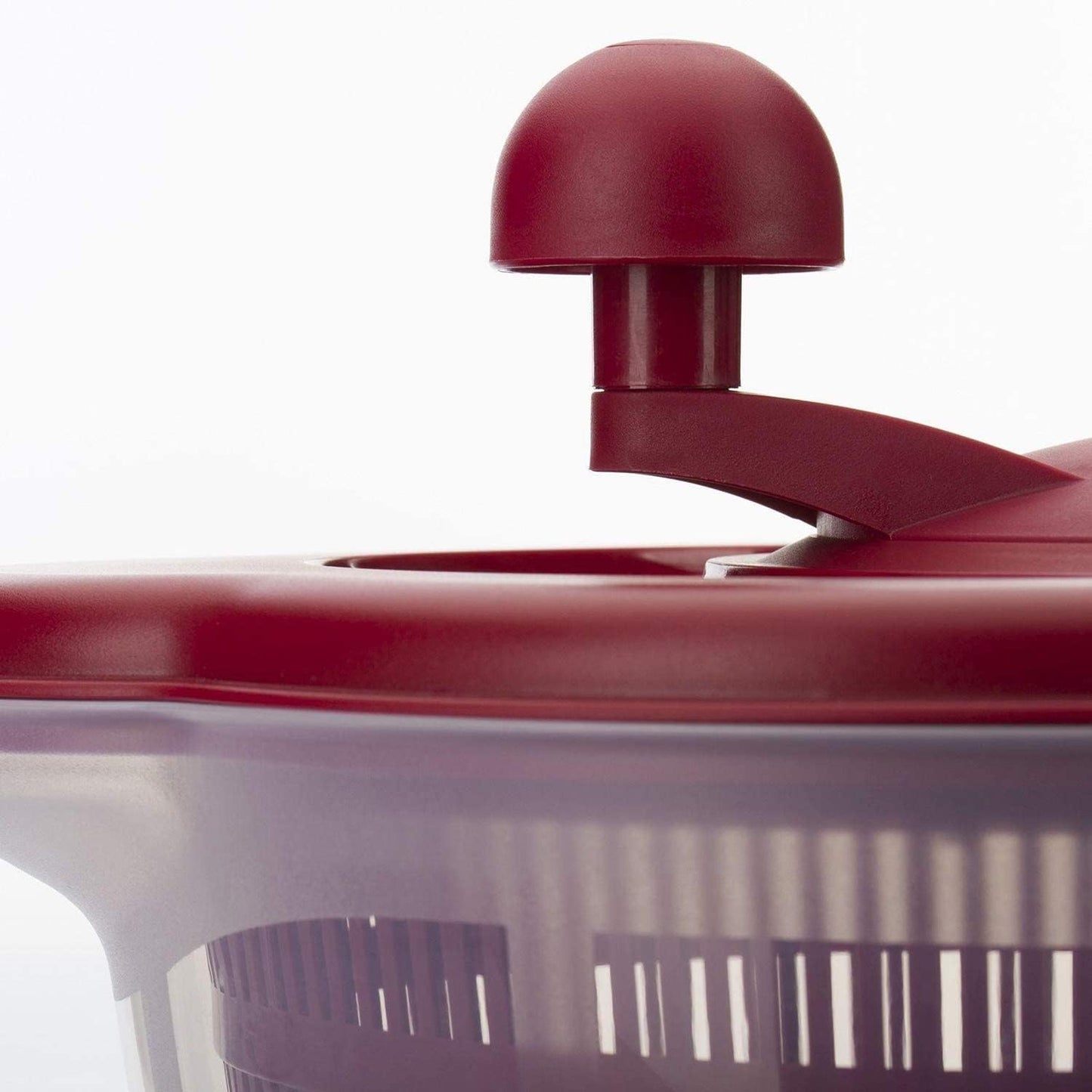 Westmark Germany Vegetable and Salad Spinner with Pouring Spout (Red/Clear)